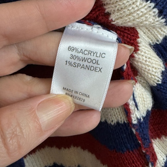 REVOLVE Echo Sweater Dress in Multi Stripe HOUSE OF HARLOW 1960 Red Blue Small - Picture 5 of 9